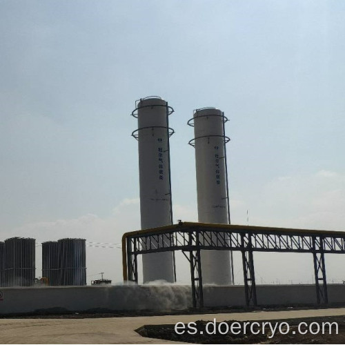 Tanque/recipiente de argón criogénico para uso en plantas industriales